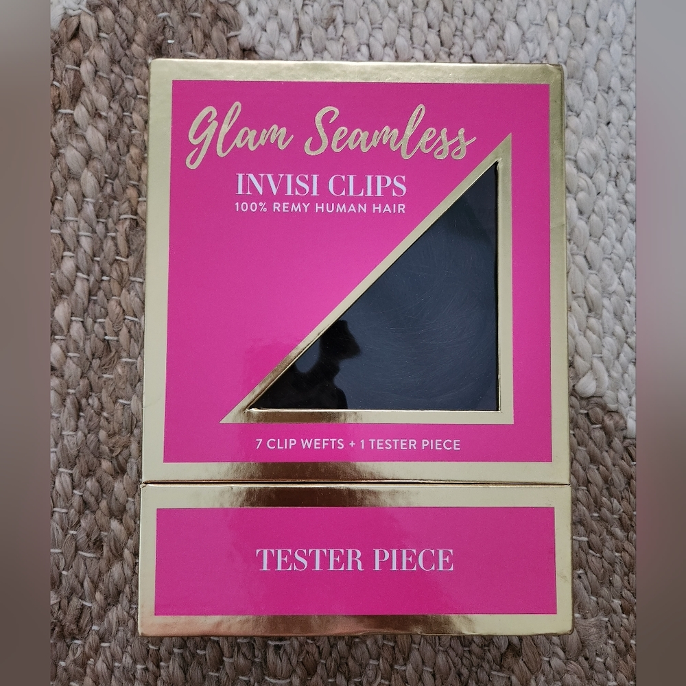 Brand New Never Worn Glam Seamless Clip In Hair Extensions